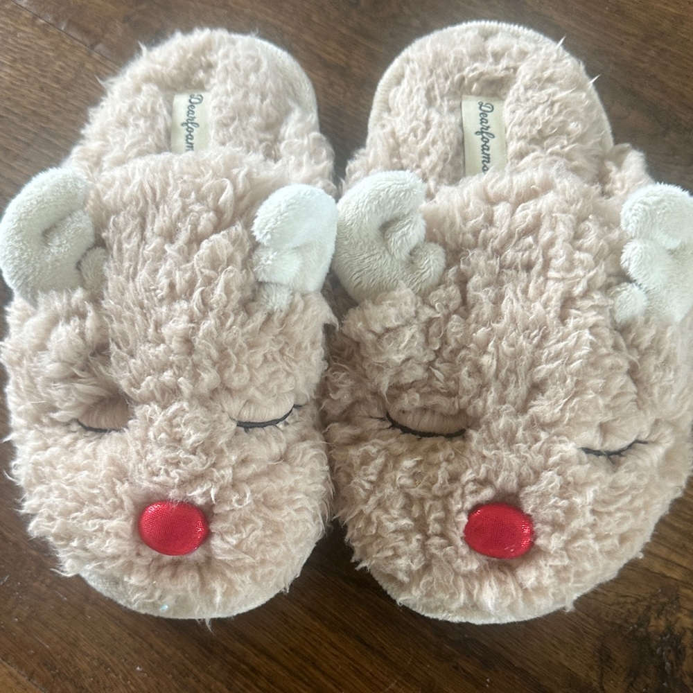 Dearfoams Rudolph/Christmas slippers